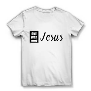Damen Bio T-Shirt one way jesus