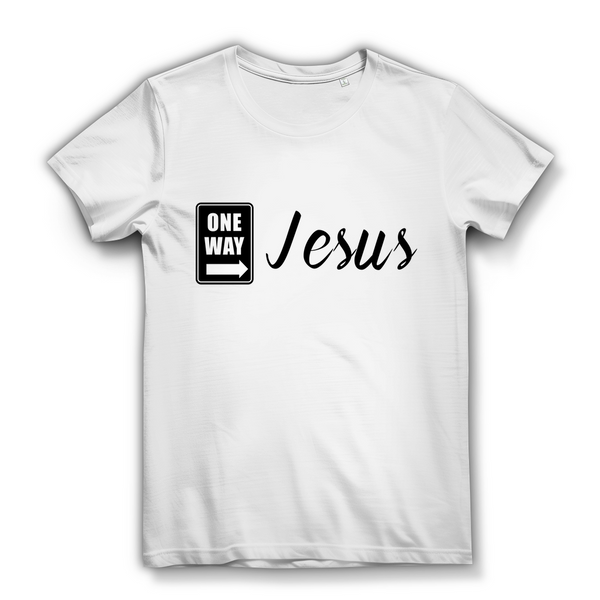 Damen Bio T-Shirt one way jesus