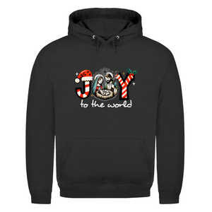 Herren Hoodie joy to the world