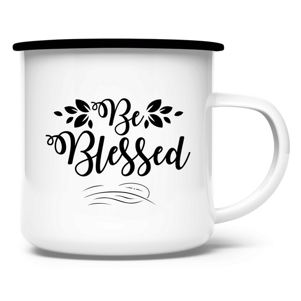 Emaille Tasse be the light for all mathew 5:16