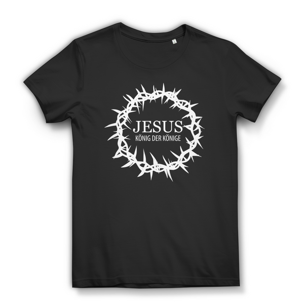 Damen Bio T-Shirt jesus könig der könige dornenkrone