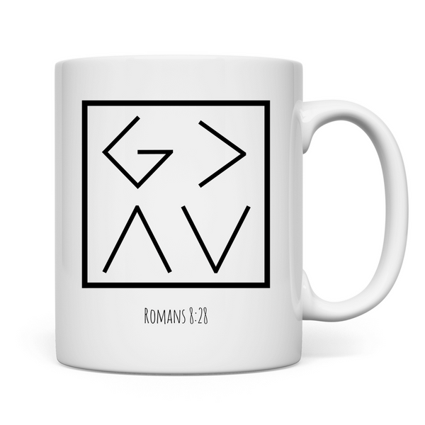 Tasse got is greater romans 8:28 abkürzung