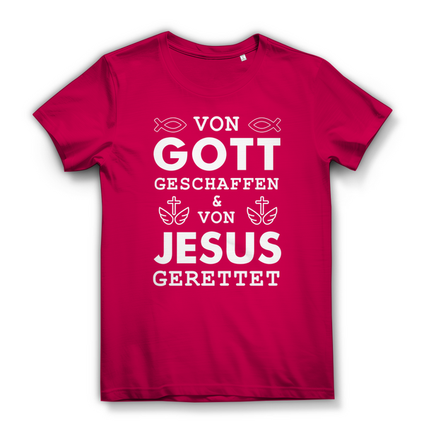 Damen Bio T-Shirt von gott geschaffen