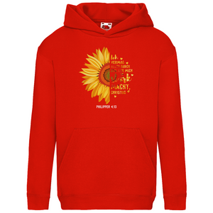Kinder Hoodie der mich stark macht philipper 4.13