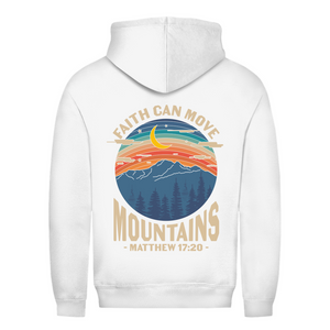 Damen Hoodie faith can move mountains matthew 17:20