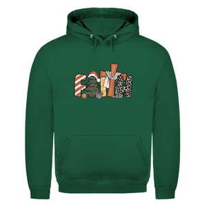 Herren Hoodie faith weihnachtsmotiv
