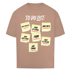 Oversize T-Shirt to do list