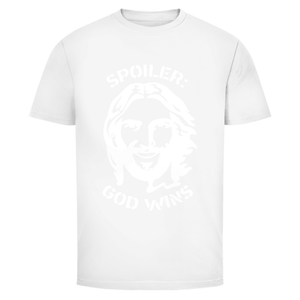 Herren T-Shirt spoiler god wins