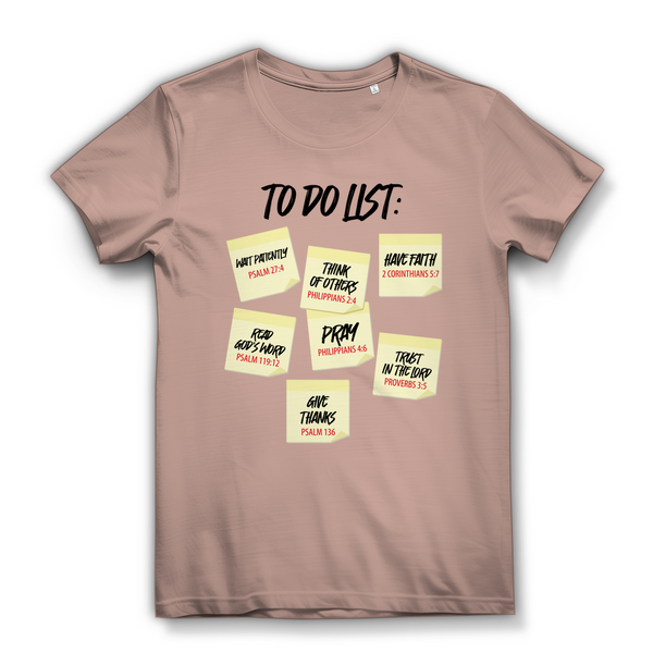 Damen Bio T-Shirt to do list