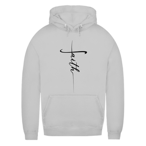 Damen Hoodie faith kreuz