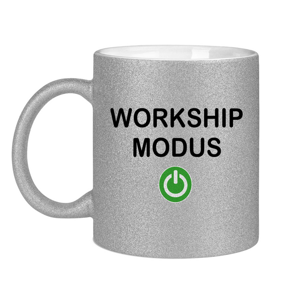 Glitzertasse workship modus