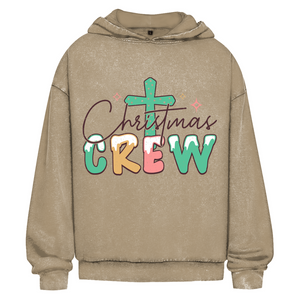 Oversize Washed Hoodie christmas crew