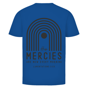 Herren T-Shirt his marcies lamentations 3:23