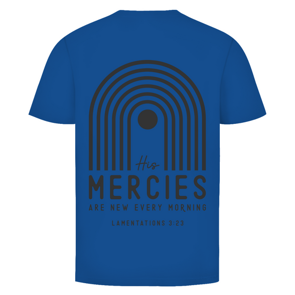 Herren T-Shirt his marcies lamentations 3:23