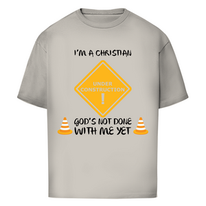 Oversize T-Shirt christian under construction