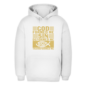 Unisex Oversize Hoodie god formed me