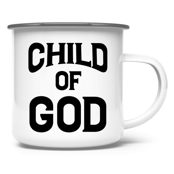 Emaille Tasse child of god