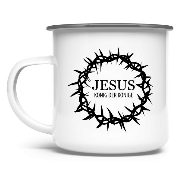 Emaille Tasse jesus könig der könige