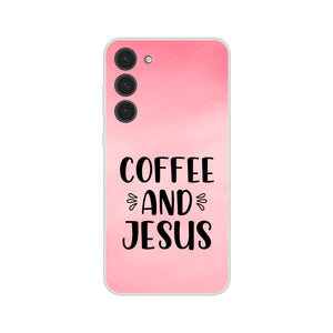 coffee and jesus Samsung-Hülle