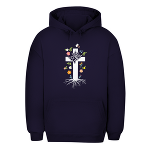 Unisex Oversize Hoodie kreuz roots