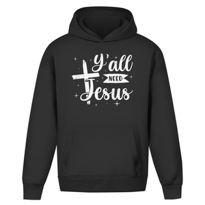 Oversize Hoodie Ohne Kordel all you need jesus