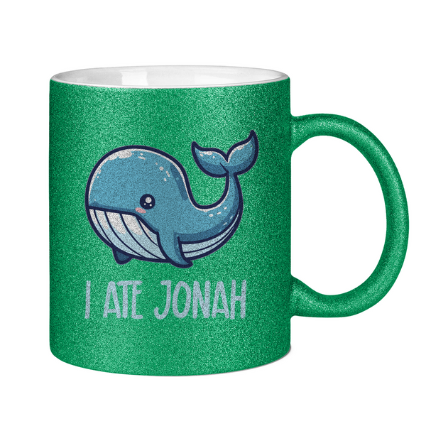 Glitzertasse i ate jonah wal