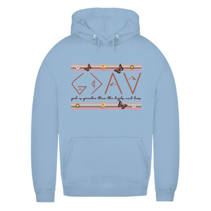 Damen Hoodie god is greater than the highs and lows