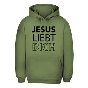 Unisex Oversize Hoodie jesus liebt dich