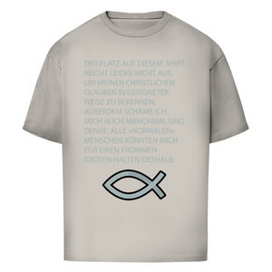 Oversize T-Shirt ICHTHYS spruch