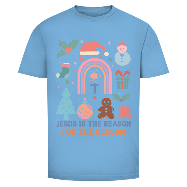 Herren T-Shirt jesus is the reason for the season