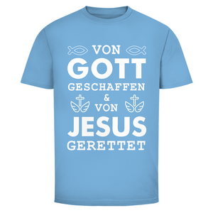 Herren T-Shirt von gott geschaffen