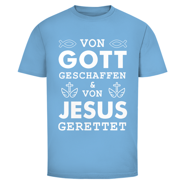 Herren T-Shirt von gott geschaffen