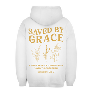Unisex Oversize Hoodie saved by grace ehpesians 2:8-9