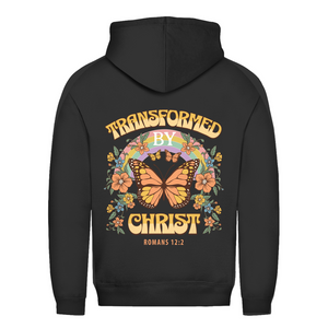 Damen Hoodie transformed by christ romans 12:2