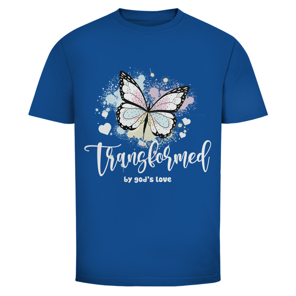 Herren T-Shirt transformed by gods love