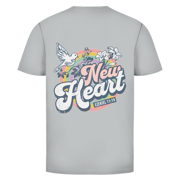 Herren T-Shirt new heart ezekiel 11:19