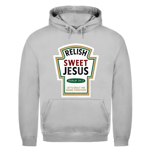 Herren Hoodie relish sweet jesus psalm 34:3