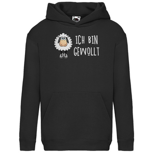 Kinder Hoodie ich bin gewollt