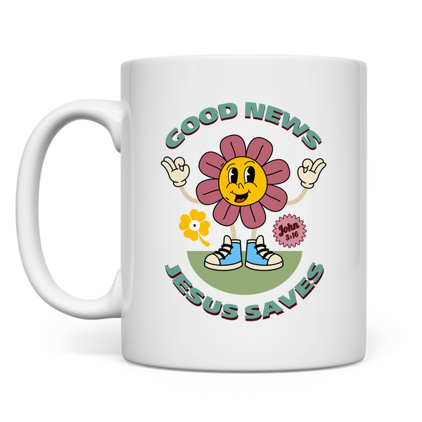 Tasse good news jesus saves