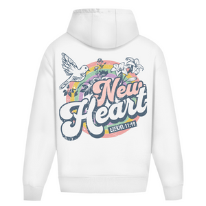 Oversize Hoodie Ohne Kordel new heart ezekiel 11:19