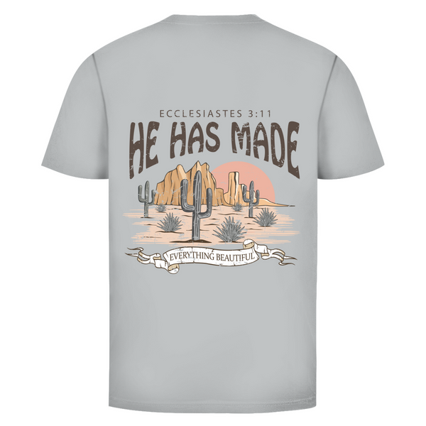 Herren T-Shirt everything beautiful ecclesiastes 3:11