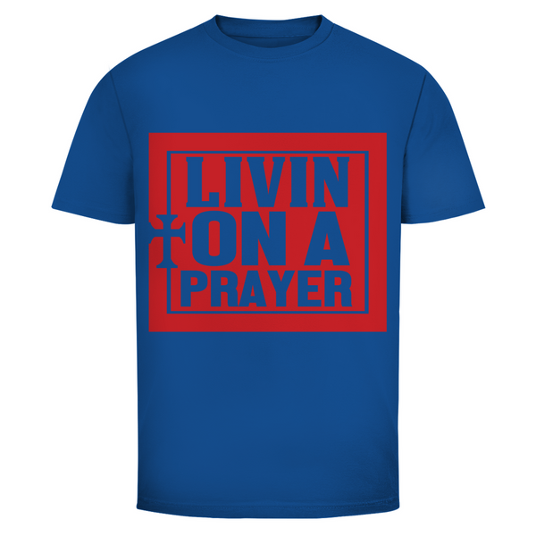 Herren T-Shirt livin on a prayer