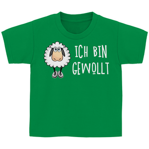 Kinder T-Shirt ich bin gewollt