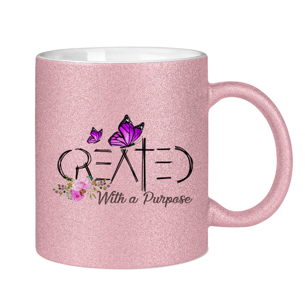 Glitzertasse created with a purpose