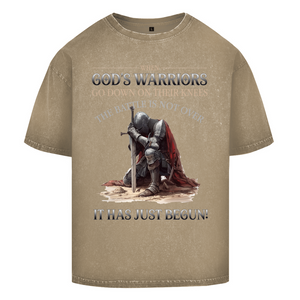 Oversize Washed T-Shirt gods warriors