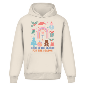 Oversize Hoodie Ohne Kordel jesus is the reason for the season