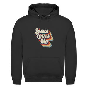Herren Hoodie jesus loves me