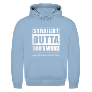 Herren Hoodie straight outta gods word john 3:16