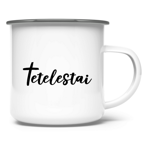 Emaille Tasse tetelestai