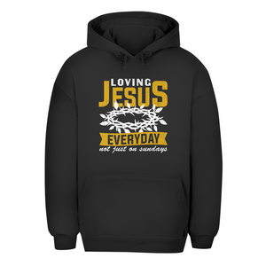 Unisex Oversize Hoodie loving jesus everyday